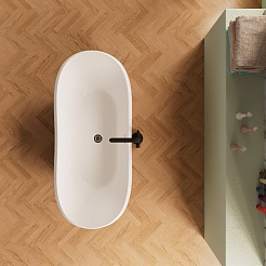 Frank Акриловая ванна 170х75 F6104 black/white – фотография-3